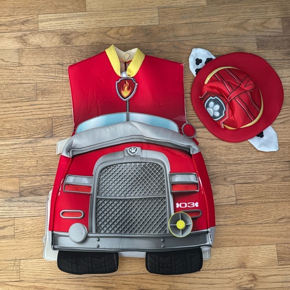 Rubie's Red Fire Truck Kids Costume - Picture 2 of 9